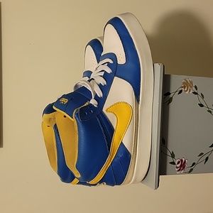 Nike Dunk 6.0 Blue, white & yellow sneakers
